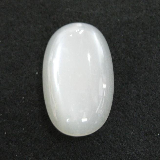 21222-《天然石ペンダント》　シルバームーンストーン　約３３ｘ２０mm（９．８ｇ）　１個 | 