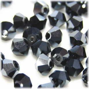 2128-SB3JE-HEM2X スワロフスキー 3mmソロバン ジェットヘマタイト2X 25個/1パック | 