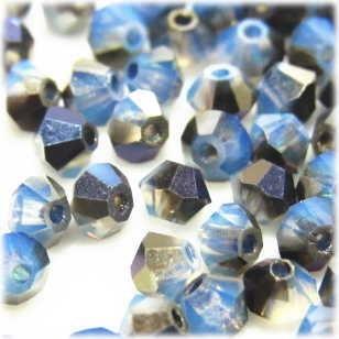 2137-SB3WO-SB スワロフスキー 3mmソロバン ホワイトオパールスカイブルー 25個/1パック | 