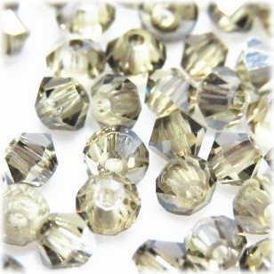 2143-SB3JON-S クリスタルガラス 3mmソロバン ジョンキルサテン 25個/1パック | 