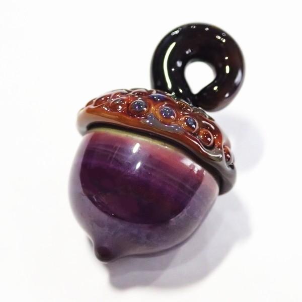 21499-〔ＵＳＡランプワーク〕どんぐりペンダント　３０x２８mm　１個 | 