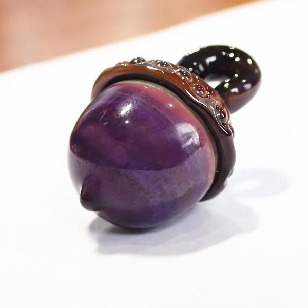 21499-〔ＵＳＡランプワーク〕どんぐりペンダント　３０x２８mm　１個 |  | 01