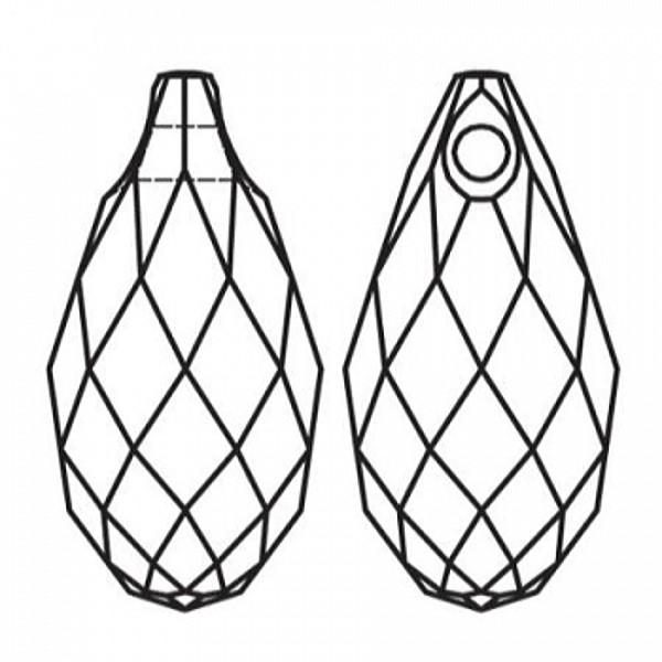 22007-swarovski　＃6010　ライトローズ　１３x６．５mm　１個 |  | 01