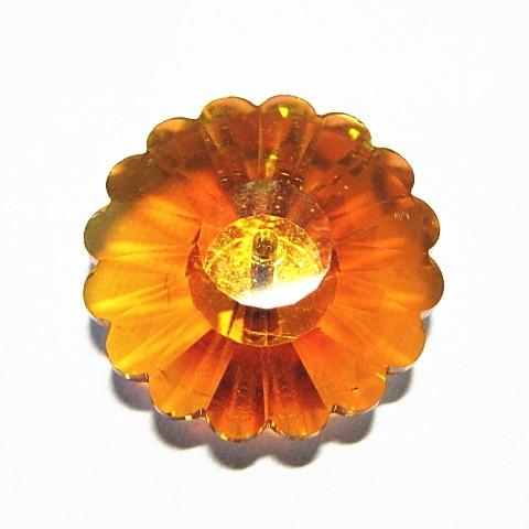 22014-swarovski　ヴィンテージ＃3701　トパーズオーロラ　２０mm　１個 | 