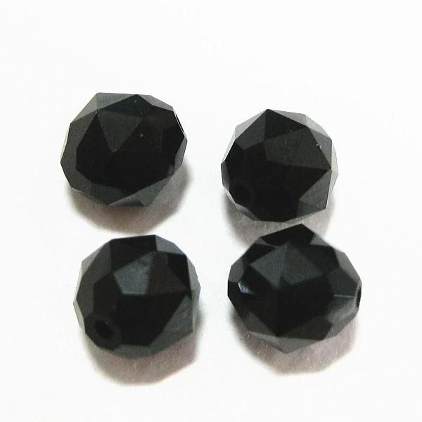 22039-swarovski　＃5025　ジェット　６mm　４個/１パック | 