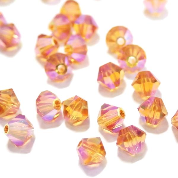 2251-SB4TO-AB2X スワロフスキー ４mmソロバン トパーズAB2X 25個/1パック | 