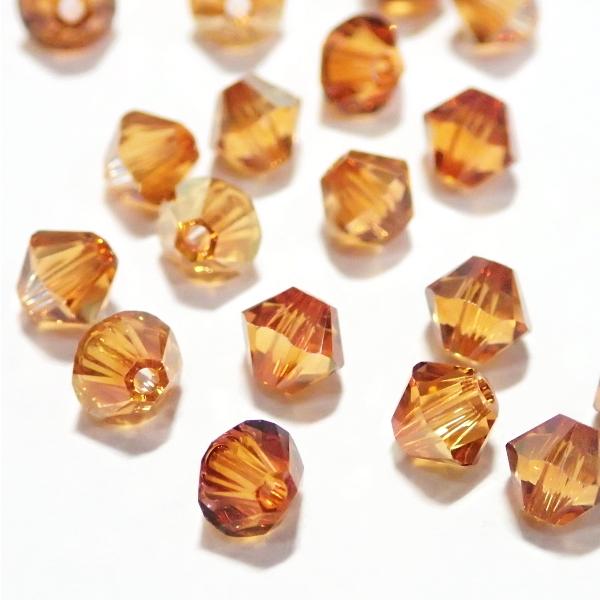 2291-SB4COP スワロフスキー ４mmソロバン クリスタルカッパー 25個/1パック | 