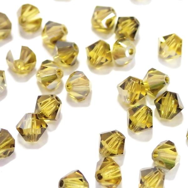 2307-SB4LIM-S スワロフスキー ４mmソロバン ライムサテン 25個/1パック | 