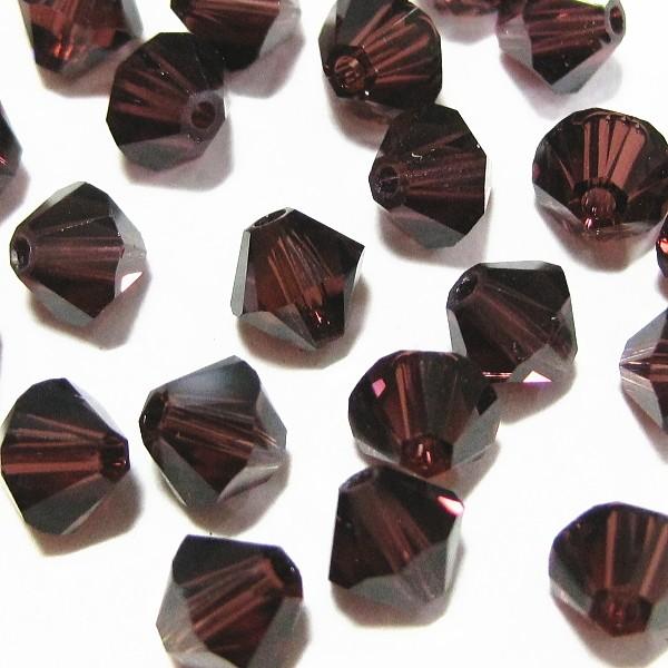 2469-ＳＢ５ＢＵ　スワロフスキー 5mmソロバン　バーガンディー　25個/1パック | 