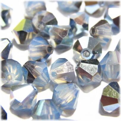 2506-ＳＢ５ＷＯ-ＳＳ　スワロフスキー 5mmソロバン　ホワイトオパール・スターシャイン　２５個/１パック | 