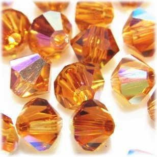 2556-SB6TO-AB スワロフスキー 6mmソロバン　トパーズオーロラ 25個/1パック | SWAROVSKI