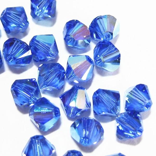 2591-ＳＢ５ＳＡ-ＡＢ　スワロフスキー 5mmソロバン　サファイアオーロラ　２５個/１パック | 