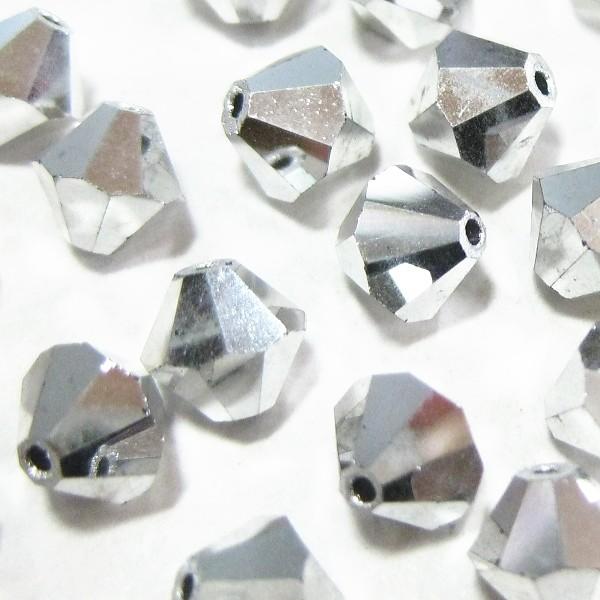 2643-ＳＢ６ＣＲ-ＣＡＬ２Ｘ　スワロフスキー 6mmソロバン　シルバー　２５個/１パック | 