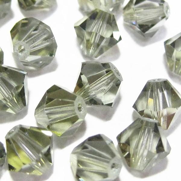 2647-ＳＢ６ＢＬＤ-ＣＨＡ　スワロフスキー 6mmソロバン　ブラックダイヤモンド・シャンパン　２５個/１パック | 