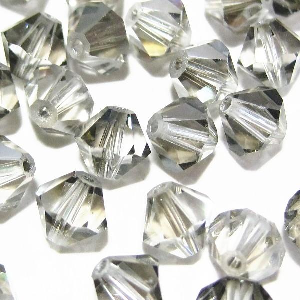 2653-ＳＢ６ＣＲ-Ｓ　スワロフスキー 6mmソロバン　クリア・サテン　２５個/１パック | 