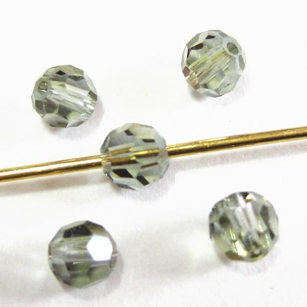 2681-クリスタルガラス ＃5000　ブラックダイヤモンド-シャンパン　４mm　５個/１パック | 