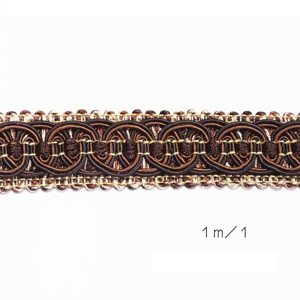 2812-〈ブレード/トリム〉　ブレードテープ　/Brown Multi　２．５cm巾　１メートル/１本 |  | 01