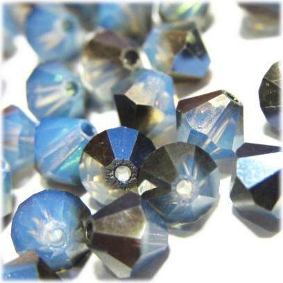 2844-ＳＢ５ＷＯ-ＳＢ　スワロフスキー 5mmソロバン　ホワイトオパール・スカイブルー　２５個/１パック |  | 01