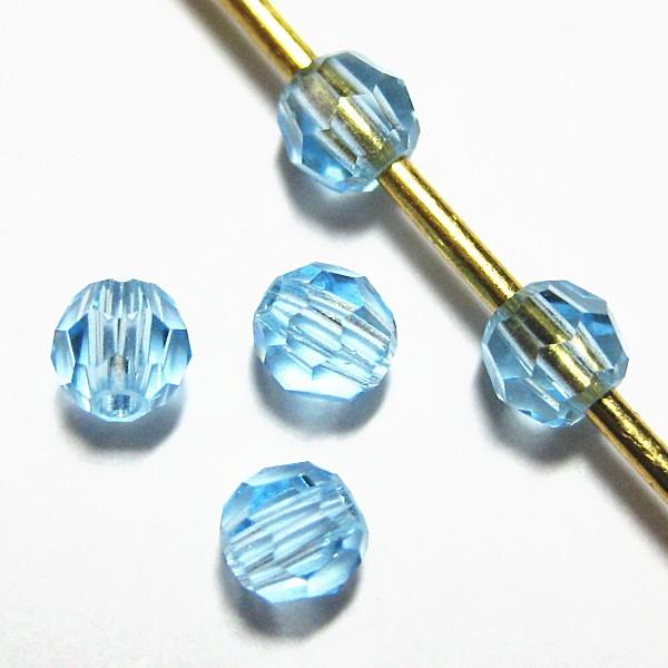 2860-swarovski　＃5000　アクアマリン　３mm　５個/１パック | 