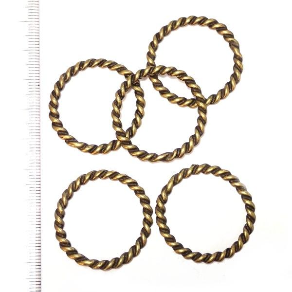 2870-《輪パーツ》　リングパーツ　真鍮古美　３１mm　５個/１パック |  | 01
