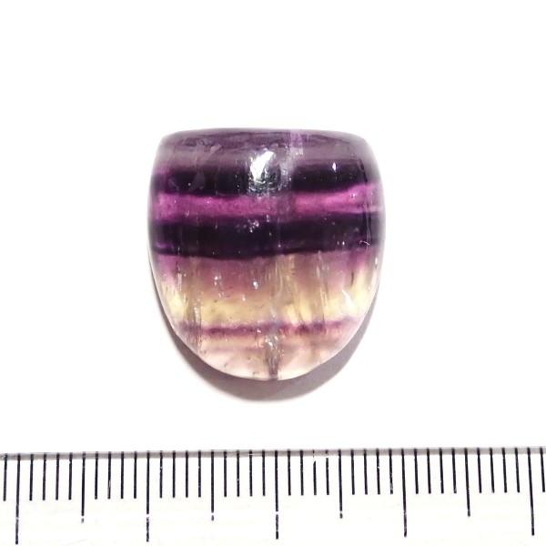 30316-『天然石ルース』　フローライト（ホール無）　約２０ｘ１９mm（６．７ｇ）　１個 | 