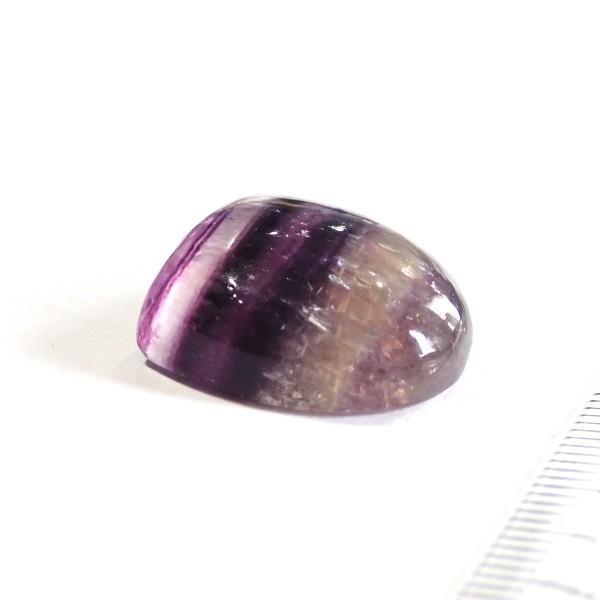 30316-『天然石ルース』　フローライト（ホール無）　約２０ｘ１９mm（６．７ｇ）　１個 |  | 01