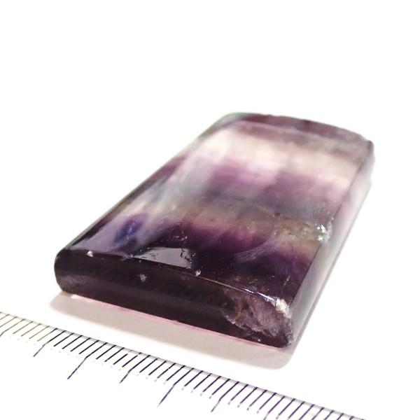 30318-『天然石ルース』　フローライト（ホール無）　約３４ｘ２８mm（１６ｇ）　１個 |  | 01