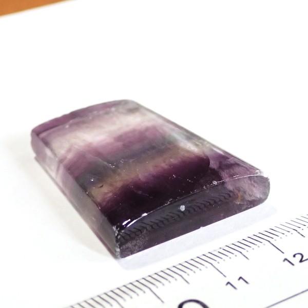 30318-『天然石ルース』　フローライト（ホール無）　約３４ｘ２８mm（１６ｇ）　１個 |  | 02