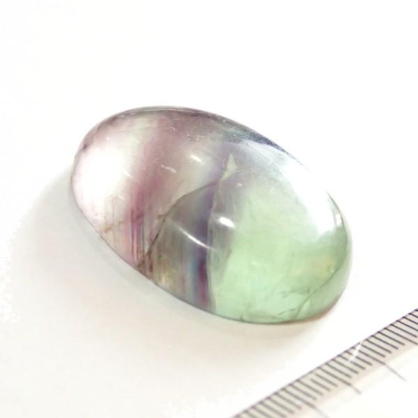 30323-『天然石ルース』　フローライト（ホール無）　約３４ｘ２５mm（１３．７ｇ）　１個 |  | 01