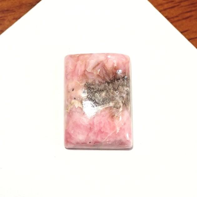 30330-『天然石ルース』　インカローズ（ホール無）　約１９ｘ１４mm（４．４ｇ）　１個 | 