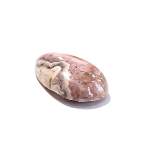 30334-『天然石ルース』　インカローズ（ホール無）　約２５ｘ１５mm（４．８ｇ）　１個 |  | 01