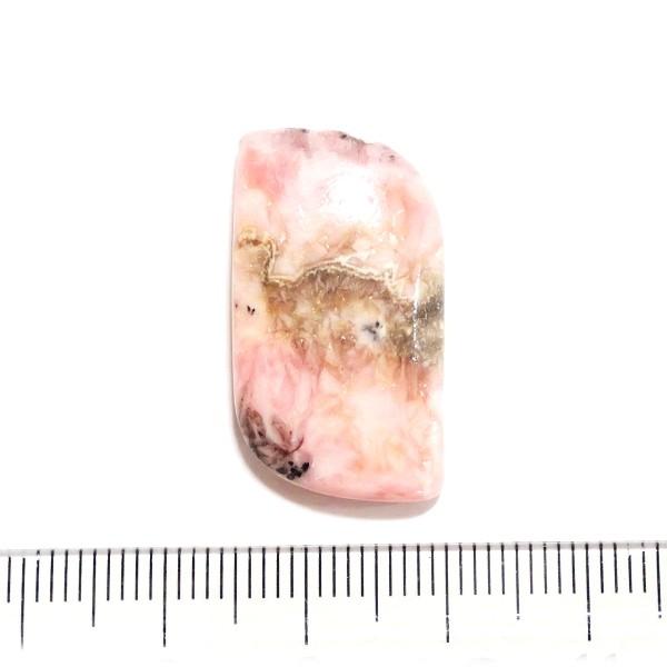 30335-『天然石ルース』　インカローズ（ホール無）　約２７ｘ１５mm（５．９ｇ）　１個 | 