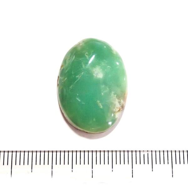 30377-『天然石ルース』　クリソプレーズ（ホール無）　約２５ｘ１８mm（３．８ｇ）　１個 | 