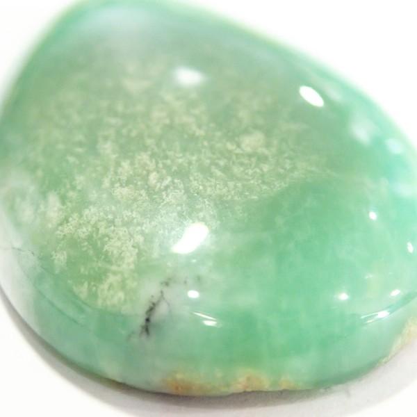 30379-『天然石ルース』　クリソプレーズ（ホール無）　約３５ｘ２３mm（８．２ｇ）　１個 |  | 03