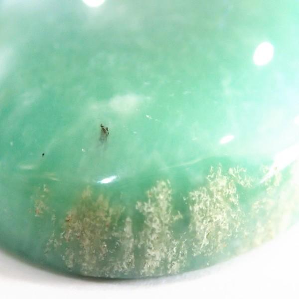 30381-『天然石ルース』　クリソプレーズ（ホール無）　約３４ｘ２４mm（１０．７ｇ）　１個 |  | 03