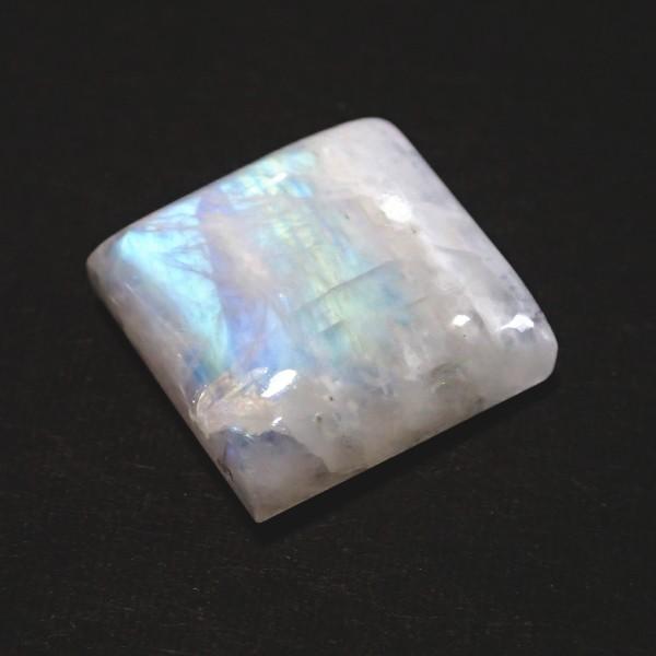 30390-『天然石ルース』　レインボームーンストーン（ホール無）　約２２ｘ１９mm（６．９ｇ）　１個 |  | 01