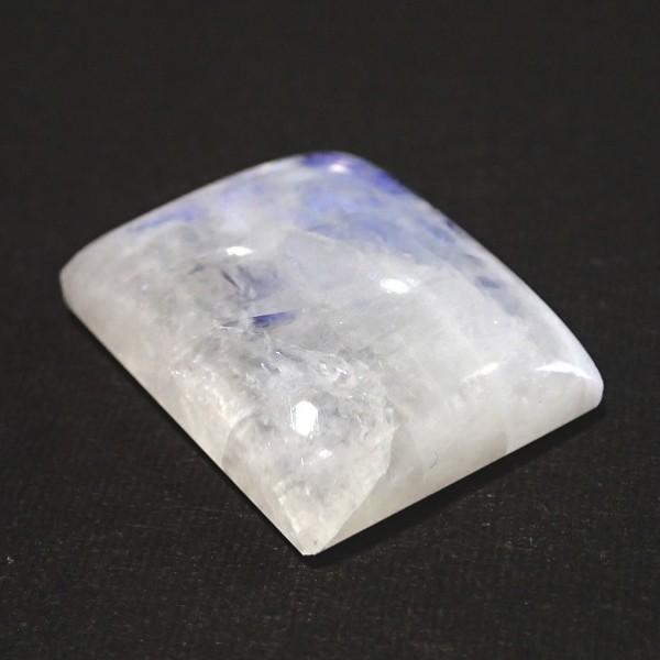 30392-『天然石ルース』　レインボームーンストーン（ホール無）　約２７ｘ２０mm（８．１ｇ）　１個 |  | 02