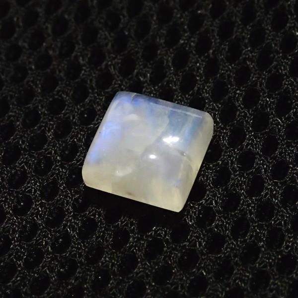 30395-『天然石ルース』　レインボームーンストーン（ホール無）　約１２ｘ１２mm（２．０ｇ）　１個 |  | 01