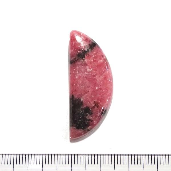 30463-『天然石ルース』　ロードナイト（ホール無）　約３９ｘ１６mm（６．５ｇ）　１個 | 