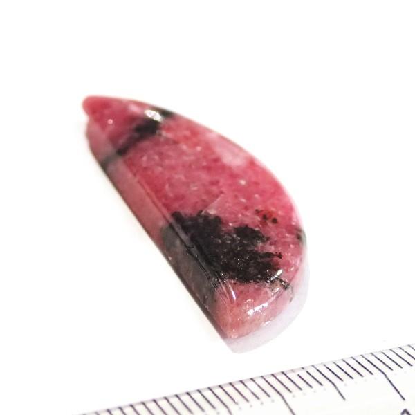 30463-『天然石ルース』　ロードナイト（ホール無）　約３９ｘ１６mm（６．５ｇ）　１個 |  | 01