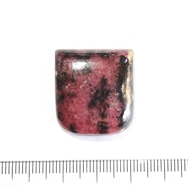 30466-『天然石ルース』　ロードナイト（ホール無）　約２６ｘ２４mm（１３．３ｇ）　１個 | 