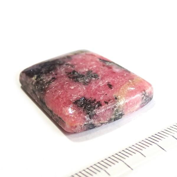 30467-『天然石ルース』　ロードナイト（ホール無）　約２８ｘ２７mm（１３．９ｇ）　１個 |  | 01