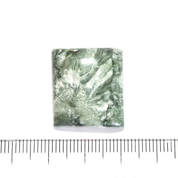 30474-『天然石ルース』　セラフィナイト（ホール無）　約２２ｘ２０mm（４．８ｇ）　１個 | 