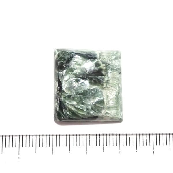 30476-『天然石ルース』　セラフィナイト（ホール無）　約２２ｘ２０mm（５．８ｇ）　１個 | 