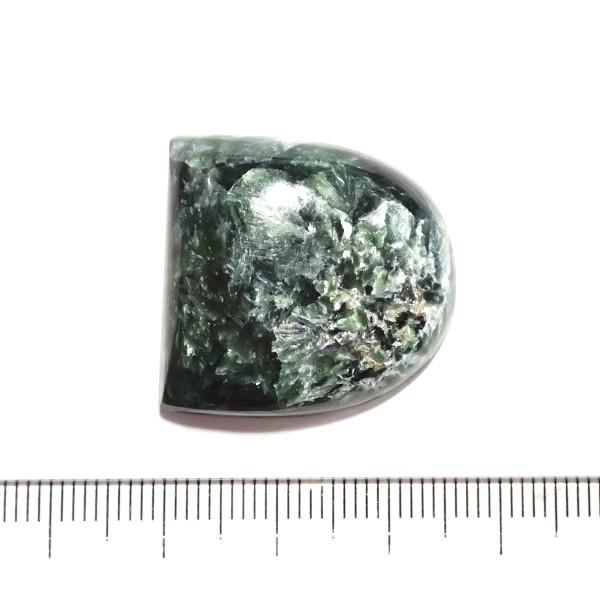 30478-『天然石ルース』　セラフィナイト（ホール無）　約２５ｘ２６mm（８．７ｇ）　１個 | 