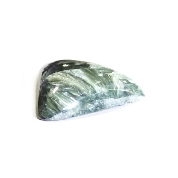 30482-『天然石ルース』　セラフィナイト（ホール無）　約３０ｘ３１mm（９．３ｇ）　１個 |  | 02