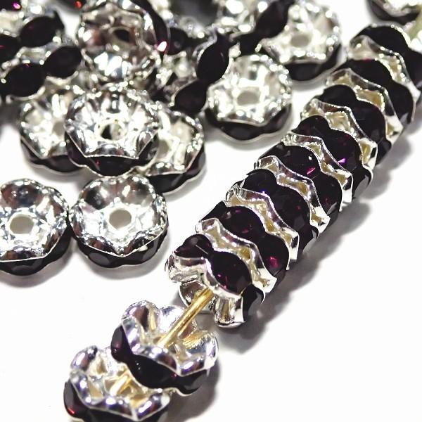 30567-《★卸価格40%OFF★ロンデル》　波ロンデル　アメジスト/Ｓ　７mm　約２００個　※￥2000→￥1200※ |  | 01