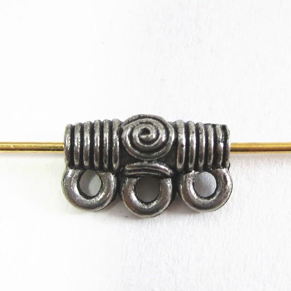 30707-【ＮＹピューター】　パーツ　銀古美　１２mm（ホール約１mm）　５個/１セット | 