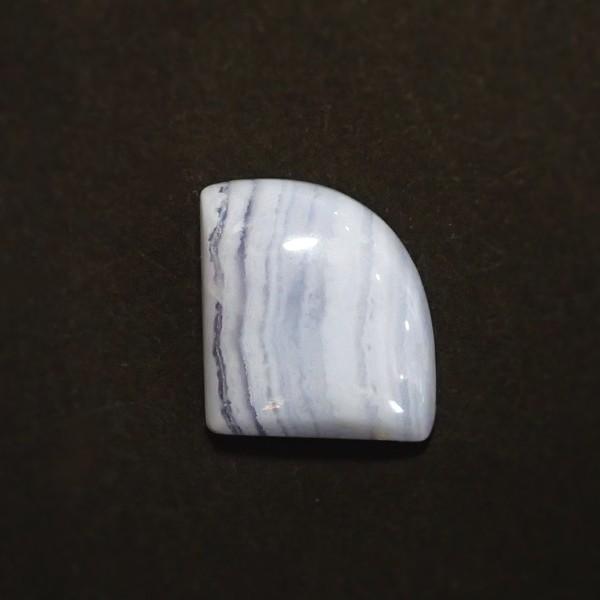 30803-『天然石ルース』　ブルーレースアゲート（ホール無）　約２０ｘ１８mm（４．７ｇ）　１個 | 