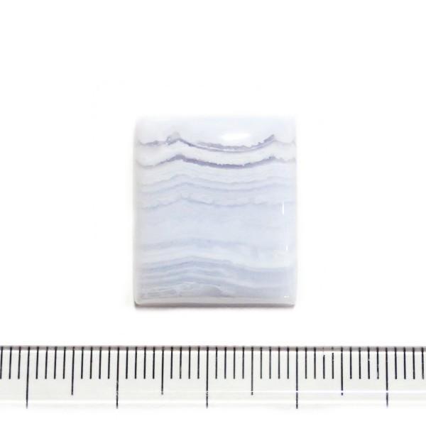 30805-『天然石ルース』　ブルーレースアゲート（ホール無）　約２２ｘ１８mm（５．５ｇ）　１個 |  | 01